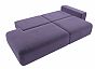 Диван прямой Лига-036 Модерн подлокотник справа Велюр Фиолетовый