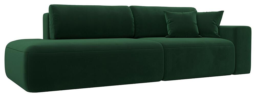 Диван прямой Лига-036 НПБ Модерн подлокотник справа Велюр Зелёный 70999₽