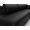 Диван прямой лига экокожа-036 нпб модерн лонг подлокотник справа grifon 18 черный еврокнижка