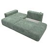 Диван прямой лига велюр-036 нпб модерн подлокотник слева brut 08 зеленый еврокнижка