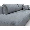 Диван прямой лига велюр-036 нпб модерн подлокотник справа tower 10 серый еврокнижка