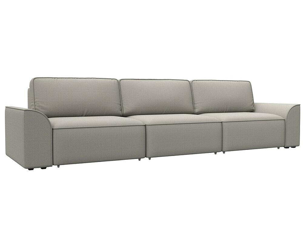 

Диван прямой Лига-048 НПБ Лонг Рогожка Амур 02 бежевый