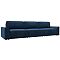 Диван прямой лига-048 нпб лонг велюр brut 11 синий еврокнижка
