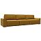 Диван прямой лига-048 нпб лонг велюр brut 10 желтый еврокнижка