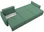 Диван прямой лига-051 нпб лонг рогожка амур 11 зеленый еврокнижка