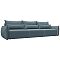 Диван прямой Лига-051 НПБ Лонг Велюр NESS 12 серый