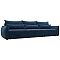 Диван прямой Лига-051 НПБ Лонг Велюр BRUT 11 синий