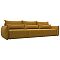 Диван прямой Лига-051 НПБ Лонг Велюр BRUT 10 желтый