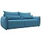 Диван прямой лига-051 нпб рогожка амур 10 голубой еврокнижка