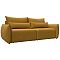 Диван прямой Лига-051 НПБ Велюр BRUT 10 желтый