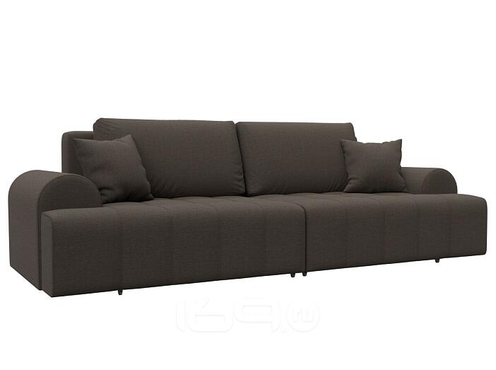 Диван прямой лига-080 амур 05 коричневый еврокнижка