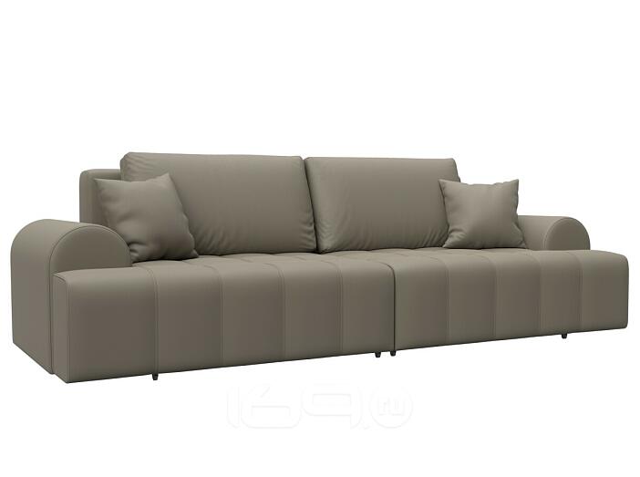 Диван прямой лига экокожа-080 grifon 04 бежевый еврокнижка