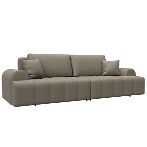 Диван прямой лига экокожа-080 grifon 04 бежевый еврокнижка