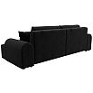 Диван прямой лига-080 seven 35 черный еврокнижка