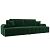 Диван прямой лига-080 seven 626 зеленый еврокнижка