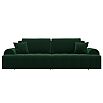 Диван прямой лига-080 seven 626 зеленый еврокнижка