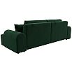 Диван прямой лига-080 seven 626 зеленый еврокнижка