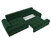 Диван прямой лига-080 seven 626 зеленый еврокнижка