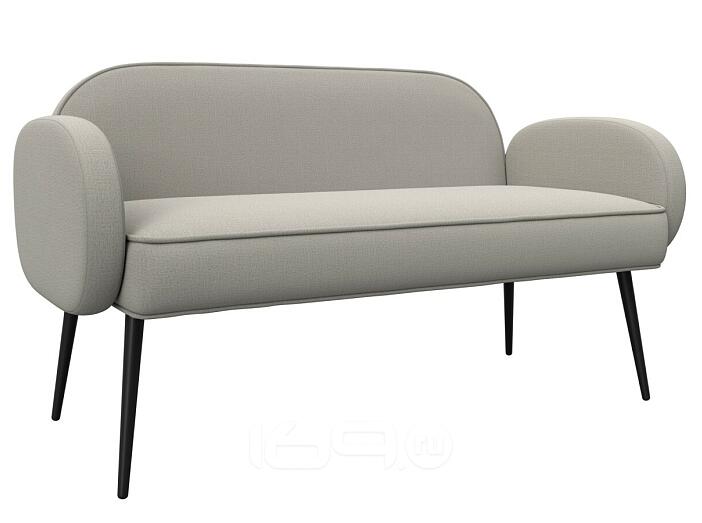 Диван прямой лига рогожка-086 амур 02 бежевый без механизма