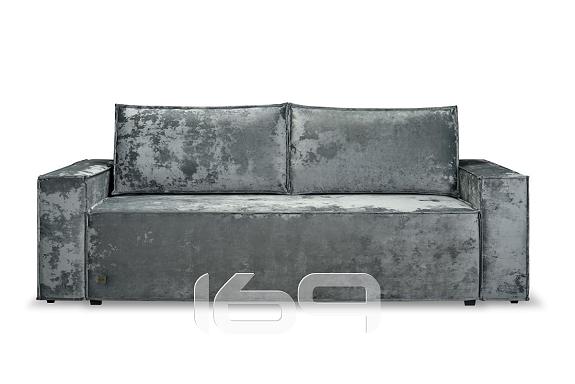 Диван прямой Лофт Lux серый Holi gray (велюр) Еврокнижка купить ...