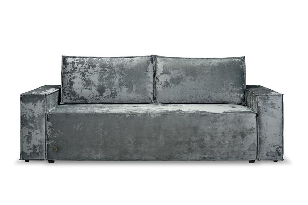 Диван прямой Лофт Lux серый Holi gray (велюр) диван угловой марсель велюр серый угол левый
