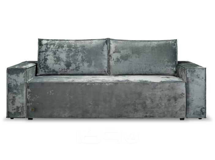 Диван прямой Лофт Lux серый Holi gray (велюр)