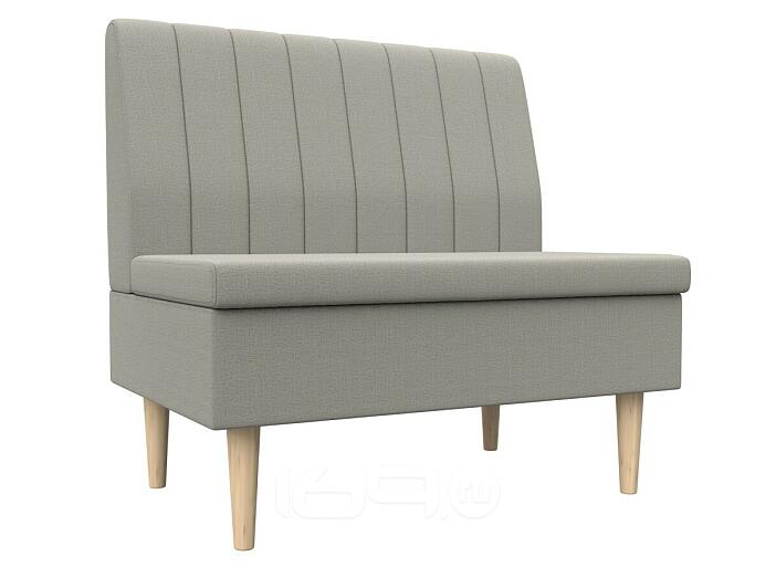 Диван прямой мини рогожка амур 02 бежевый без механизма