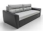 Диван прямой Неаполь механизм Еврокнижка Grey 920*2450*990