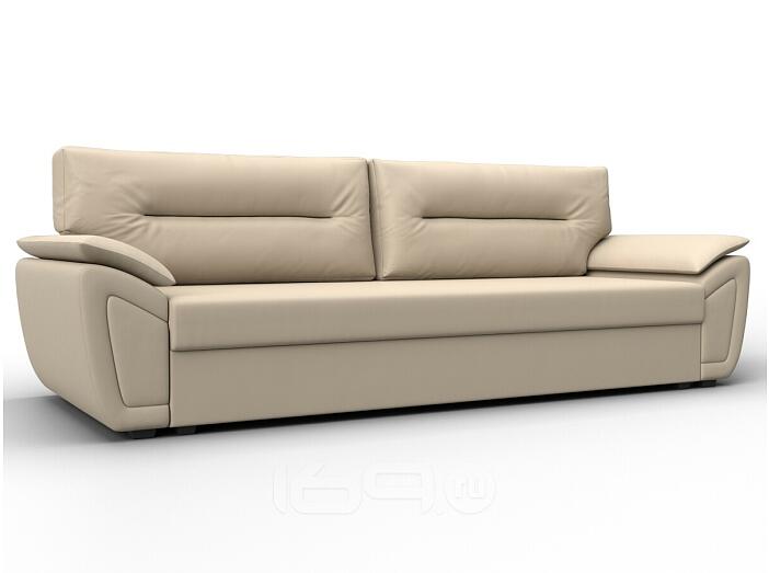 Диван прямой нэстор лайт экокожа бежевый еврокнижка