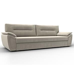 Диван прямой нэстор лайт микровельвет бежевый еврокнижка