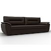 Диван прямой нэстор лайт экокожа коричневый еврокнижка