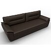 Диван прямой нэстор лайт экокожа коричневый еврокнижка