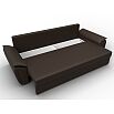 Диван прямой нэстор лайт экокожа коричневый еврокнижка