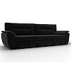 Диван прямой нэстор лайт велюр seven 35 черный еврокнижка