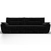 Диван прямой нэстор лайт велюр seven 35 черный еврокнижка