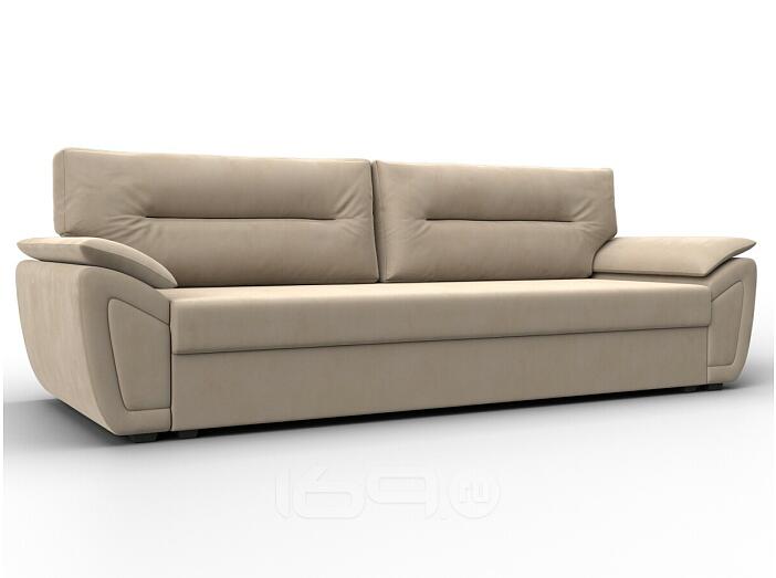 Диван прямой нэстор лайт велюр seven 729 бежевый еврокнижка
