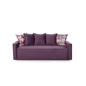 Диван прямой Онтарио фиолетовый вариант 1 