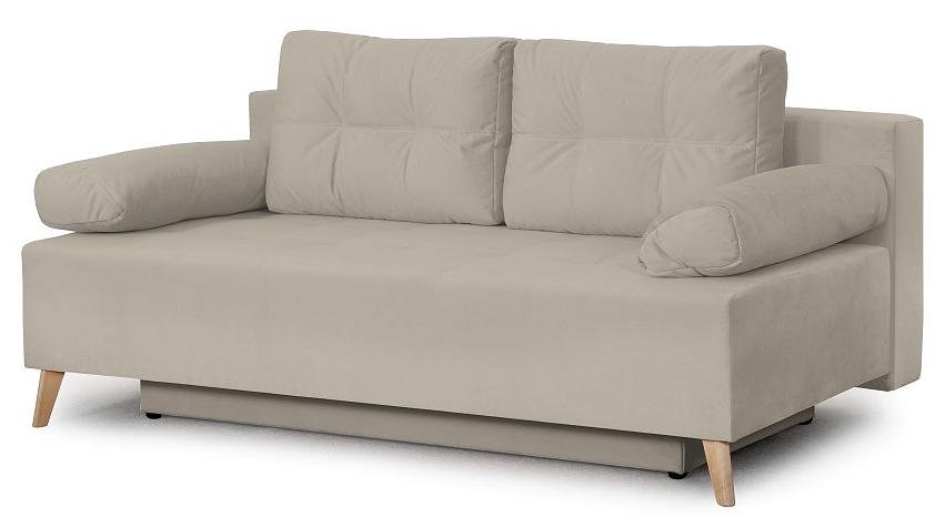 Диван прямой Сидней Альба бежевый Вариант 2 диван угловой универсальный некст альба темно серый альба бежевый вариант 3