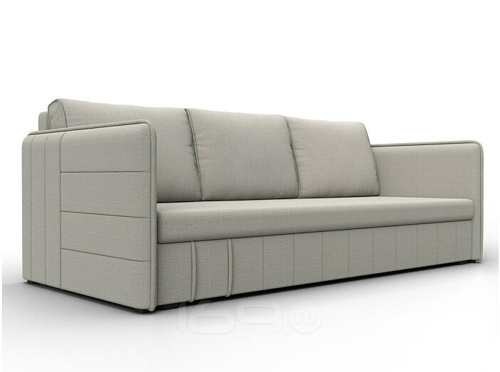 Диван прямой слим амур 02 бежевый еврокнижка