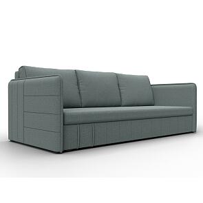 Диван прямой слим амур 07 серый еврокнижка