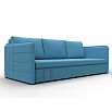 Диван прямой слим амур 10 голубой еврокнижка