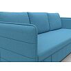 Диван прямой слим амур 10 голубой еврокнижка