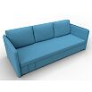 Диван прямой слим амур 10 голубой еврокнижка
