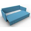 Диван прямой слим амур 10 голубой еврокнижка