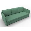Диван прямой слим амур 11 зеленый еврокнижка