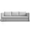 Диван прямой слим белый еврокнижка