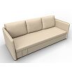 Диван прямой слим бежевый еврокнижка