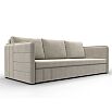 Диван прямой слим бежевый еврокнижка