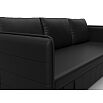 Диван прямой слим черный еврокнижка