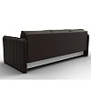 Диван прямой слим коричневый еврокнижка